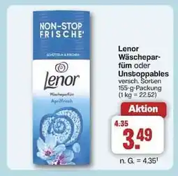 Famila Nord Ost Lenor Wäscheparfüm oder Unstoppables Angebot