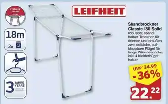 Famila Nord Ost Leifheit Standtrockner Classic 180 Solid Angebot