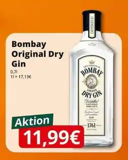 Famila Nord Ost Bombay Original Dry Gin Angebot