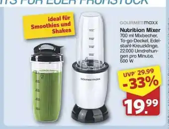 Famila Nord Ost GOURMETmaxx Nutrition Mixer Angebot