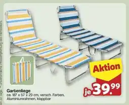 Famila Nord Ost Gartenliege Angebot