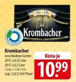 Famila Nord Ost Krombacher Angebot