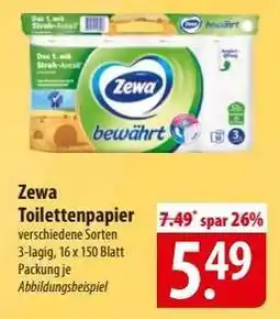 Famila Nord Ost Zewa Toilettenpapier Angebot
