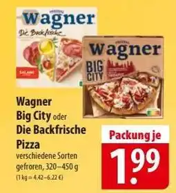 Famila Nord Ost Wagner Big City oder Die Backfrische Pizza Angebot