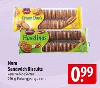 Famila Nord Ost Nora Sandwich Biscuits Angebot