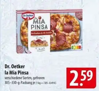 Famila Nord Ost DR. OETKER La Mia Pinsa Angebot