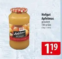 Famila Nord Ost Hofgut Apfelmus Angebot