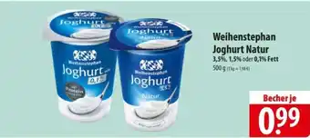 Famila Nord Ost Weihenstephan Joghurt natur Angebot