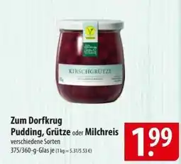 Famila Nord Ost Zum Dorfkrug Pudding, Grütze oder Milchreis Angebot