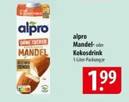 Famila Nord Ost Alpro Mandel- oder Kokosdrink Angebot