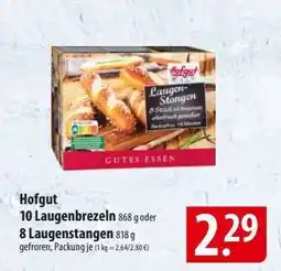 Famila Nord Ost Hofgut Laugenbrezeln oder Laugenstangen Angebot