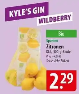 Famila Nord Ost Bio-Zitronen Angebot