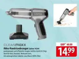 Famila Nord Ost CLEANmaxx Akku-Handstaubsauger Zyklon 14244 Angebot
