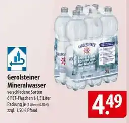 Famila Nord Ost Gerolsteiner Mineralwasser Angebot