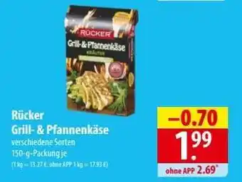 Famila Nord Ost RÜCKER Grill- & Pfannenkäse Angebot