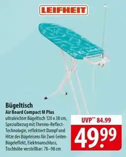 Famila Nord Ost Bügeltisch Air Board Compact M Plus Angebot