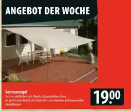 Famila Nord Ost Sonnensegel Angebot