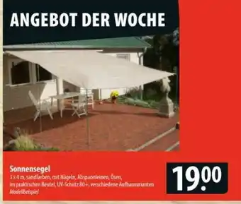 Famila Nord Ost Sonnensegel Angebot