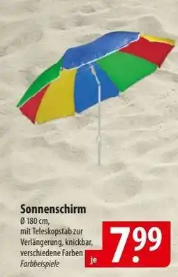 Famila Nord Ost Sonnenschirm Angebot