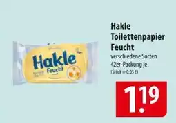 Famila Nord Ost Hakle Toilettenpapier Feucht Angebot