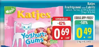 Edeka Katjes Yoghurt-Gums Angebot