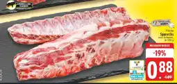 Edeka Frische Spareribs vom Schwein Angebot
