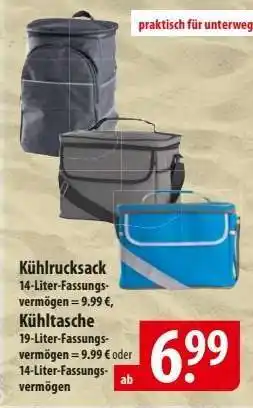 Famila Nord Ost Kühlrucksack und Kühltasche Angebot
