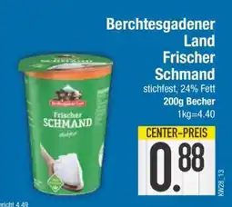 Edeka Berchtesgadener Land frischer Schmand Angebot