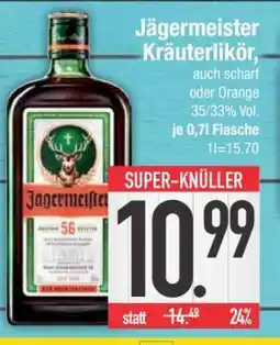 Edeka Jägermeister Kräuterlikör Angebot