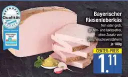 Edeka Bayerischer Riesenleberkäs Angebot