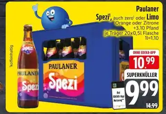 Edeka Paulaner Spezi Angebot