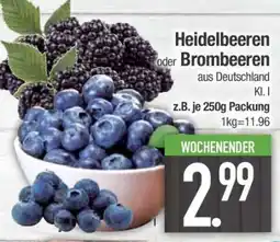 Edeka Heidelbeeren oder Brombeeren Angebot
