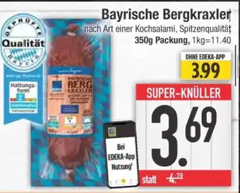 Edeka Bayrische Bergkraxler Angebot