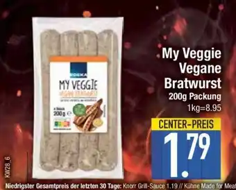 Edeka My Veggie Vegane Bratwurst Angebot