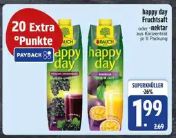Edeka happy day Fruchtsaft oder -nektar Angebot
