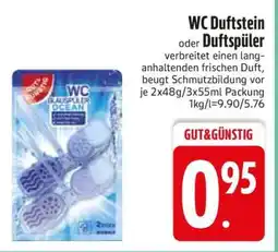 Edeka WC Duftstein oder Duftspüler Angebot
