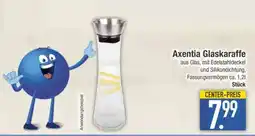 Edeka Axentia Glaskaraffe Angebot