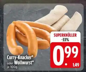 Edeka Curry-Knacker oder Wollwurst Angebot