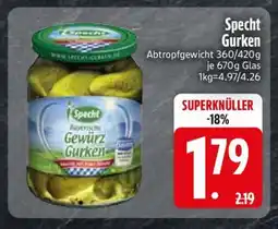 Edeka Specht Gurken Angebot