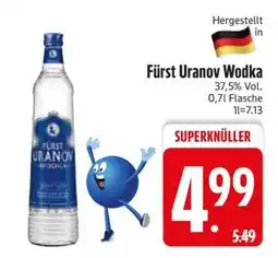 Edeka Fürst Uranov Wodka Angebot