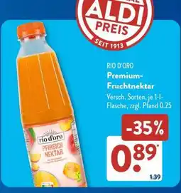 Aldi Süd RIO D'ORO Premium-Fruchtnektar Angebot