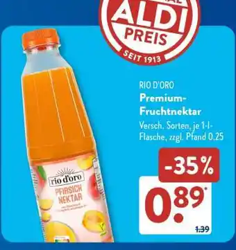 Aldi Süd RIO D'ORO Premium-Fruchtnektar Angebot
