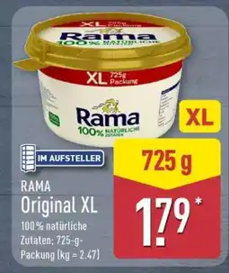 Aldi Nord RAMA Original XL Angebot