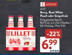 Aldi Süd LILLET Berry, Rosé White Peach oder Grapefruit Angebot