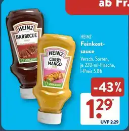 Aldi Süd Heinz Feinkostsauce Angebot