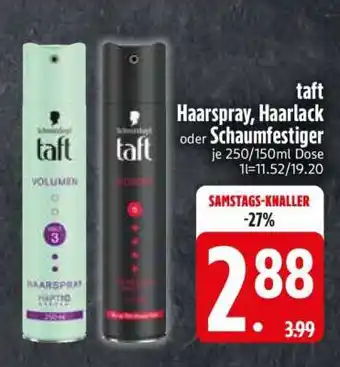 Edeka taft Haarspray, Haarlack oder Schaumfestiger Angebot