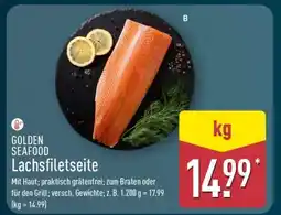 Aldi Nord GOLDEN SEAFOOD Lachsfiletseite Angebot