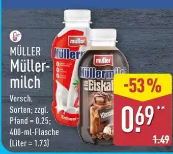 Aldi Nord MÜLLER Müllermilch Angebot