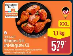 Aldi Nord FAIR & GUT Hähnchen-Grill- und Ofenplatte XXL Angebot