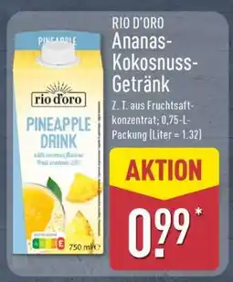 Aldi Nord RIO D'ORO Ananas-Kokosnuss-Getränk Angebot